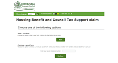 Desktop Screenshot of benefits.elmbridge.gov.uk